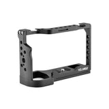 Video Camera Cage Stabilizer - Black for Sony Alpha 7C - Side View