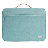 Waterproof Laptop Sleeve Bag With Zipper - Handheld - Black - 45-Degree Angle