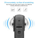 Optical Glass Lens Guard for Insta360 X3 - Protective Cover - Top-Down View