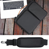 Waterproof Nylon Laptop Handbag with Trolley Strap - Fits 13-14 Inch Laptops - Black