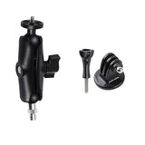 Universal Motorcycle Mount for Action Cameras with Tripod Adapter and Screw - 9cm