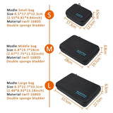 Portable Shockproof Waterproof Case for Dji Action - 33.5cm x 22.7cm x 6.3cm - 45-Degree Angle