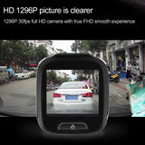 2.0 Lcd Mini Car Dvr Camera Recorder - 1080p Hd 170 Degree Wide Angle View - Top-Down View