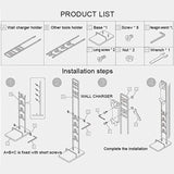 Wall-mounted Vacuum Cleaner Holder for Dyson V6 V7 V8 V10 - no Drilling Needed - Extra Image