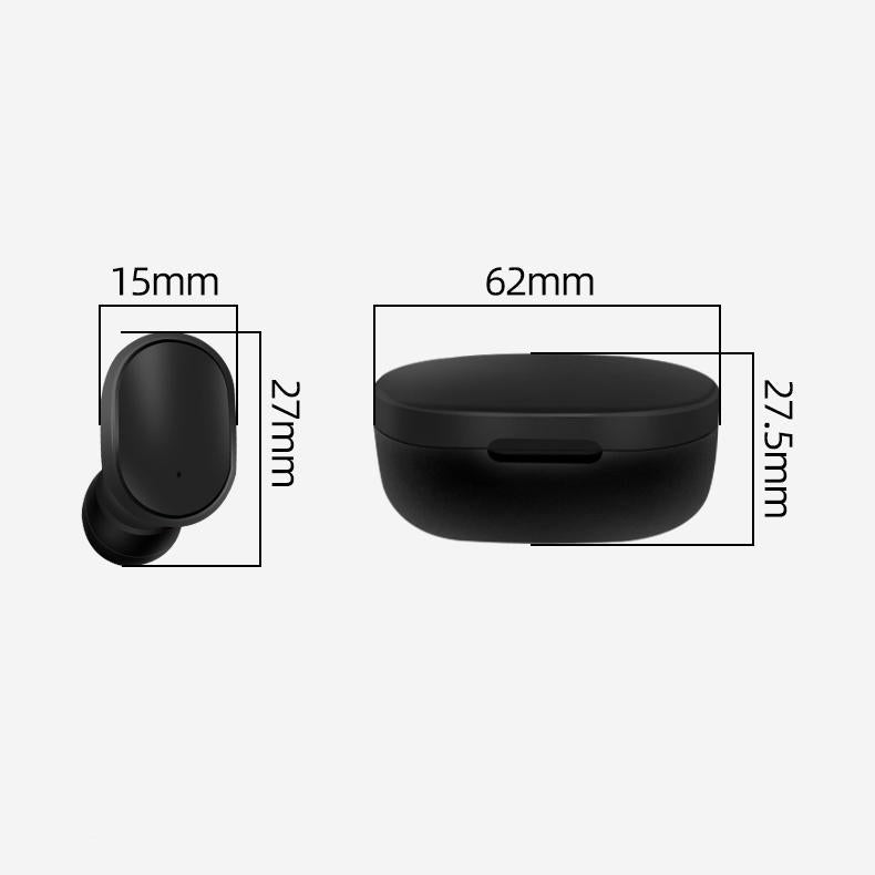 Waterproof Wireless Bluetooth Earphones with Charging Box - A6s