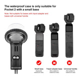 Waterproof Diving Case for Dji Pocket 2 - 60m Depth - Low Angle