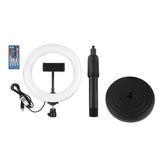 7.9 Rgbw Led Ring Light with Dual Colour Temperature and Phone Clamp - 45-Degree Angle