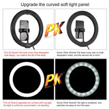 10.2 Ring Light with Usb 3 Modes Dual Colour Phone Clamp - Extra Image