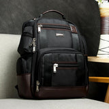 Large Capacity Multi-layer Laptop Backpack with Breathable Design - 15.6 Inch Black - 35x20x43cm - Rear View