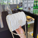 Princess Crossbody Bag For Kids - White - 45-Degree Angle