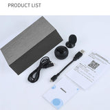 Small Wireless Security Camera With Night Vision - 1080P 5Ghz Remote - Matte Black - Extra Image