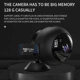 Small Wireless Security Camera With Night Vision - 1080P 5Ghz Remote - Matte Black - Extra Image