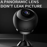 Small Wireless Security Camera With Night Vision - 1080P 5Ghz Remote - Matte Black - Extra Image