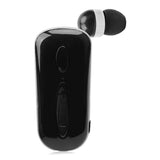 Wireless Bluetooth Earphone with Vibration Reminder and Clip - Pink - Front View