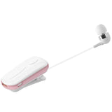 Wireless Bluetooth Earphone with Vibration Reminder and Clip - Pink - Extra Image