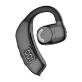 Wireless Earbuds with Digital Display and Stereo Sound - White - Front View