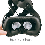 2-pack Leather Eye Masks for Htc Vive Vr Headset - Thin 1.5Cm - Rear View