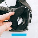 2-pack Leather Eye Masks for Htc Vive Vr Headset - Thin 1.5Cm - Close-Up Angle
