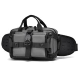 Waterproof Men Crossbody Waist Pack Gray