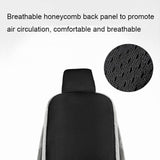 Adjustable Sports Chest Bag Lightweight & Versatile - Elegant Grey - Close-Up Angle