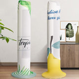 Universal Dust-proof Fan Cover - Size l Vertical - Yellow Pear - S - Side View
