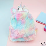 Teen Unicorn Backpack - Colourful for Travel - Colour - Front View