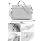 Portable Gaming Laptop Shoulder Bag - Crossbody Air Bag - Black - Top-Down View