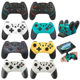 Wireless 6-axis Gamepad for Nintendo Switch - Green - Side View