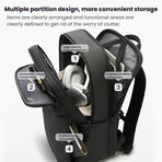 Large Capacity Business Shoulder Bag For Men - Blue