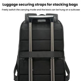 Large Capacity Business Shoulder Bag For Men - Blue - Extra Image