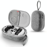 Protective Vr Storage Bag for Apple Vision Pro / Meta Quest 3 Glasses - Grey - Front View