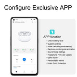 Wireless Active Noise-cancelling Earbuds for Music and Gaming - Grey - Low Angle
