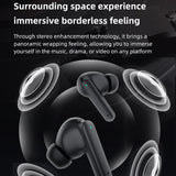 Wireless Noise-cancelling Earbuds with Charging Case - Black - Extra Image