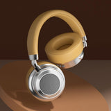 Retro Wireless Bluetooth Headset - Metal Head-mounted - Silver Black - Extra Image