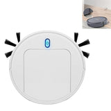 Smart Mini Sweeping Robot - Automatic Home Cleaning - Black - Front View