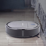 Smart Mini Sweeping Robot - Automatic Home Cleaning - Black - 45-Degree Angle