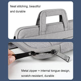 11.6-12.5 Inch Multi-Compartment Laptop Sleeve With Waterproof Storage - Pink - Close-Up Angle