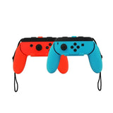 Red Nintendo Switch Joy-con Controllers - Top-Down View