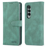For Samsung Galaxy Z Fold4 5G Horizontal Flip Tpu Phone Case - Black - Side View