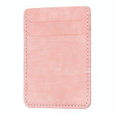 Frosted Card Bag Sticker For Mobile Phones - Pink