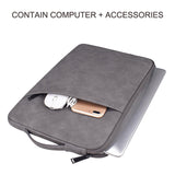 13.3 Inch Sheepskin Notebook Inner Bag - Natural - Pink