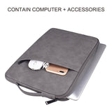 13.3 Inch Sheepskin Notebook Inner Bag - Natural - Pink - 45-Degree Angle