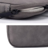 13.3 Inch Sheepskin Notebook Inner Bag - Natural - Pink - Extra Image