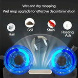 Smart Usb Charging Robot Vacuum for Family Cleaning - White - Low Angle