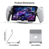 Universal Gaming Desktop Stand - Multi Device - White - Top-Down View