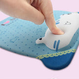 Cartoon Silicone Mouse Pad Wristband - Chick - Top-Down View