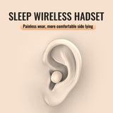 Wireless Mini Tws Earbuds with Noise Reduction and Long Battery Life - White - Close-Up Angle
