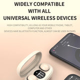 Wireless Mini Tws Earbuds with Noise Reduction and Long Battery Life - White - Extra Image