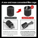 Open Design Outer Filter Cover For Hd01 / Hd03 / Hd08 / Hd15 Hair Dryer - Black