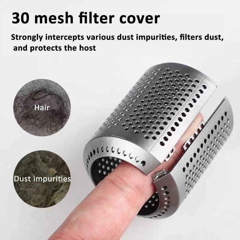 Open Design Outer Filter Cover For Hd01 / Hd03 / Hd08 / Hd15 Hair Dryer - Black
